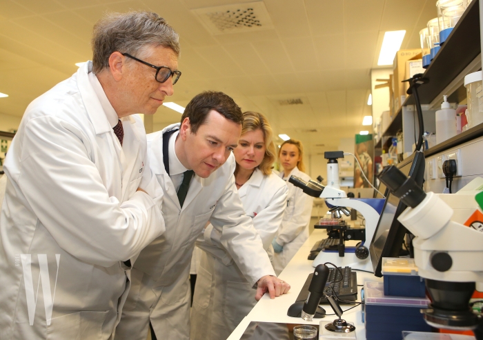 George Osborne And Bill Gates Discuss Their Joint Efforts In The Fight Against Malaria