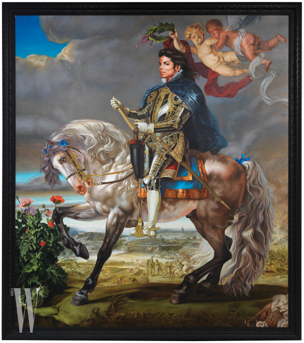 현대적 영웅의 초상화를 그리는 작가 케힌데 와일리의 작품 ‘Equestrian Portrait of King Philip II (Michael Jackson)’, 2010 Copyright: Olbricht Collection, Berlin. Courtesy of Stephen Friedman Gallery, London and Sean Kelly Gallery, New York ⓒ Kehinde Wiley